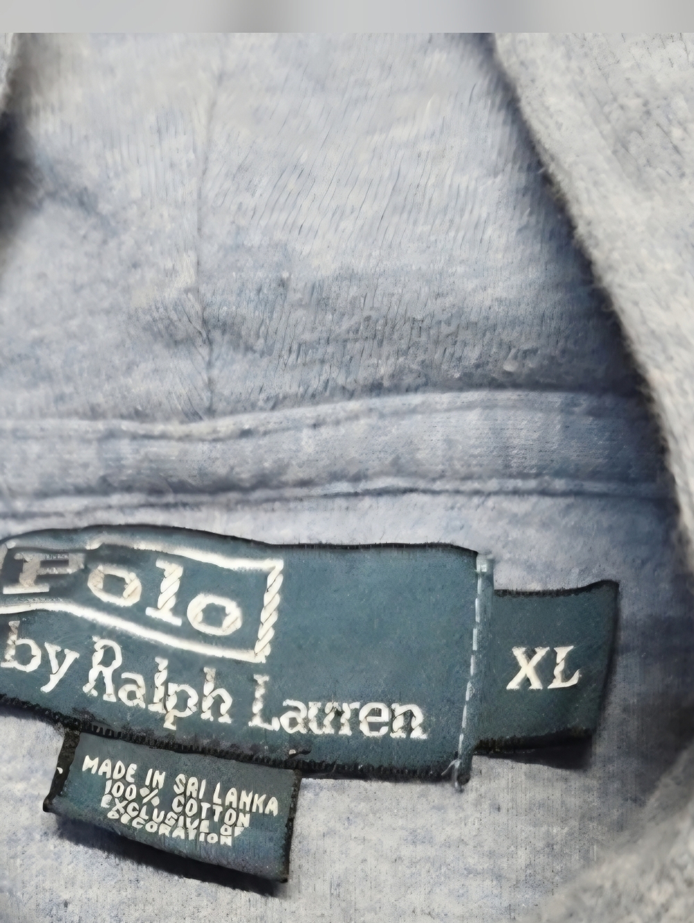 Polo Ralph Lauren Sky Blue Zip-Up Hooded Sweater Men's Size  XL - Picture 7 of 12
